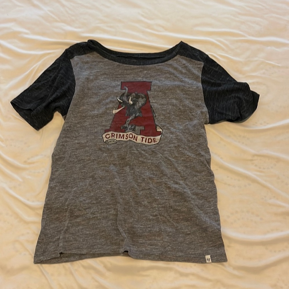 Alabama T-shirt, heather grey, size L, 47 brand